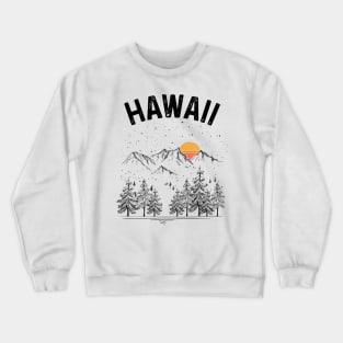 Hawaii State Vintage Retro Crewneck Sweatshirt